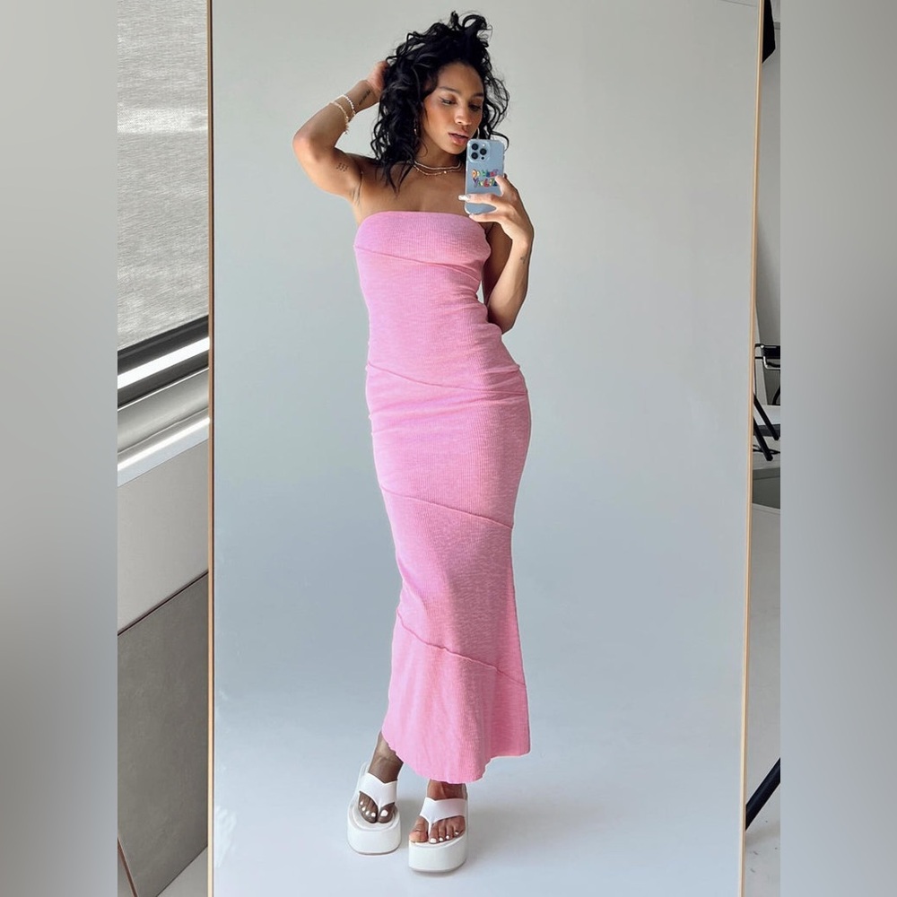 Princess Polly Pink Midi Dress